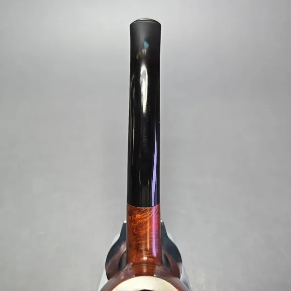 WO Larsen Rustica Partially Rusticated Bent Billiard Estate Briar Pipe, Danish Estates - Image 8