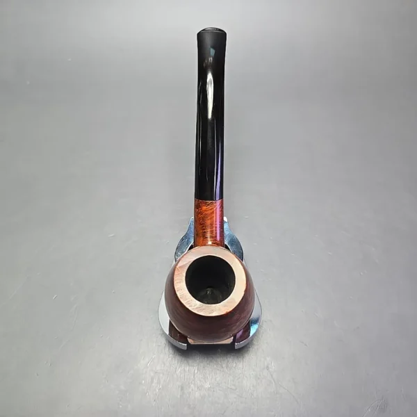 WO Larsen Rustica Partially Rusticated Bent Billiard Estate Briar Pipe, Danish Estates - Image 9