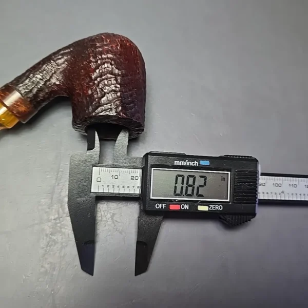 Neerup Selection Sandblasted Bent Billiard Estate Briar Pipe, Danish Estates - Image 12