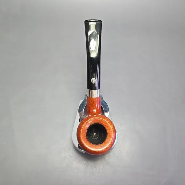 Thomas Cristiano Metamorfosi A505 Smooth Pear w/ Silver Estate Briar Pipe, Italian Estates - Image 8