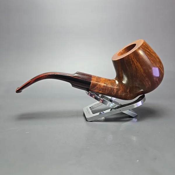 James Upshall Empire Series Old England XXL Smooth Bent w/ Cumberland Estate Briar Pipe, Unsmoked - Image 4