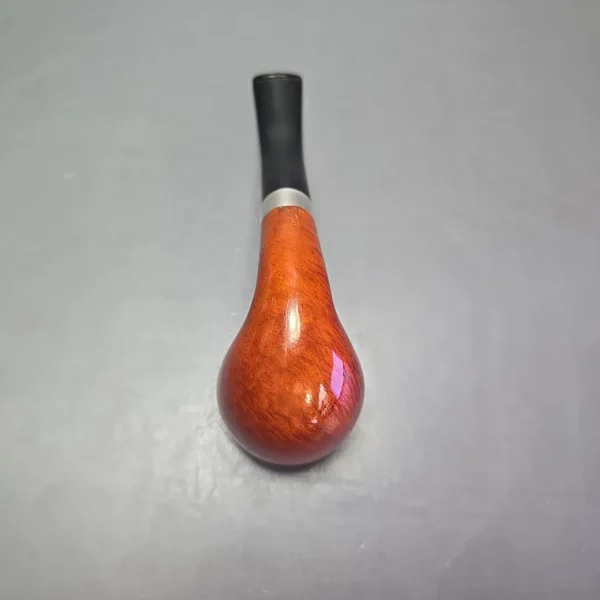 Thomas Cristiano Metamorfosi A505 Smooth Pear w/ Silver Estate Briar Pipe, Italian Estates - Image 9