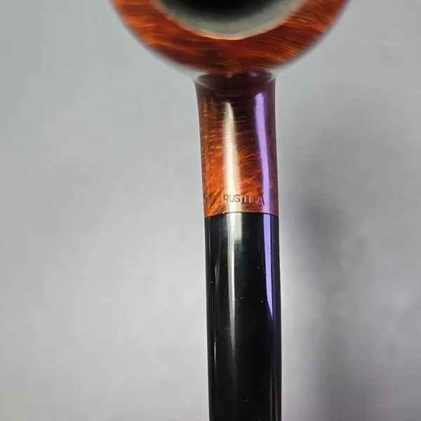 WO Larsen Rustica Partially Rusticated Bent Billiard Estate Briar Pipe, Danish Estates - Image 12