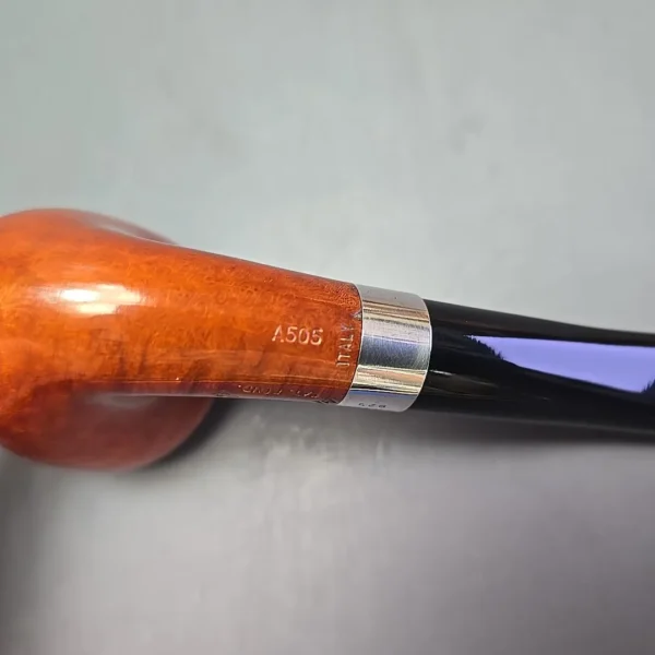 Thomas Cristiano Metamorfosi A505 Smooth Pear w/ Silver Estate Briar Pipe, Italian Estates - Image 11