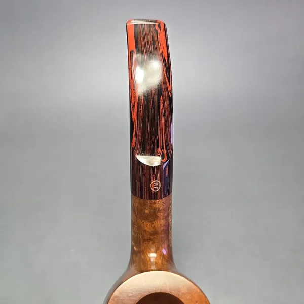 James Upshall Empire Series Old England XXL Smooth Bent w/ Cumberland Estate Briar Pipe, Unsmoked - Image 7