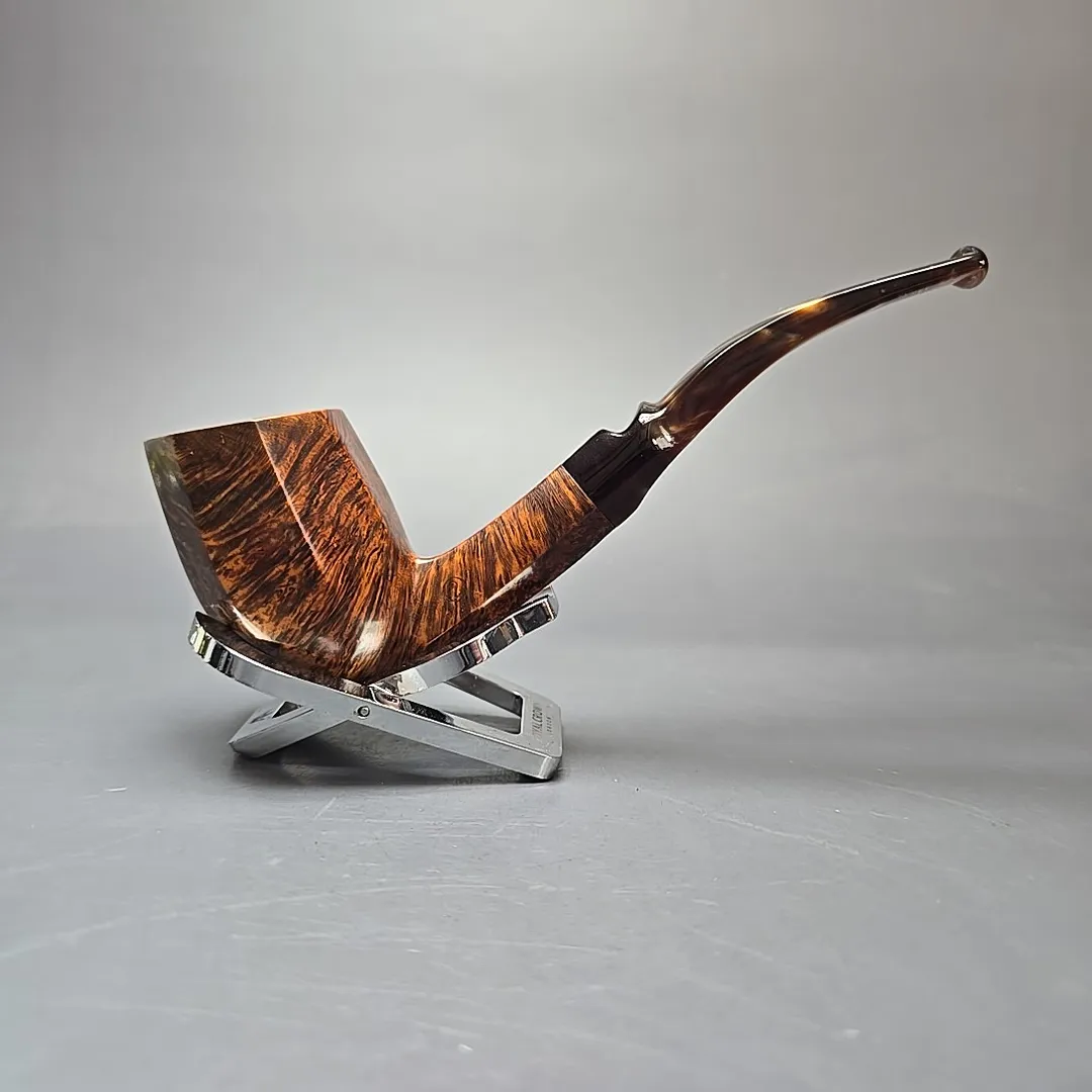 Wengholt (Preben Holm) Unique Smooth Panel Estate Briar Pipe, Danish Estates - Image 2