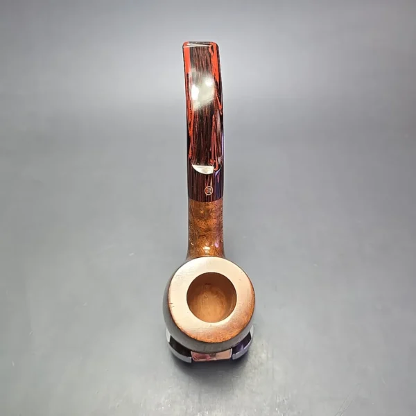 James Upshall Empire Series Old England XXL Smooth Bent w/ Cumberland Estate Briar Pipe, Unsmoked - Image 8