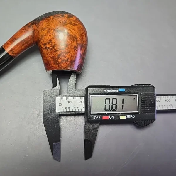 WO Larsen Rustica Partially Rusticated Bent Billiard Estate Briar Pipe, Danish Estates - Image 14