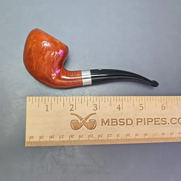 Thomas Cristiano Metamorfosi A505 Smooth Pear w/ Silver Estate Briar Pipe, Italian Estates - Image 13