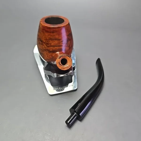 WO Larsen Rustica Partially Rusticated Bent Billiard Estate Briar Pipe, Danish Estates - Image 15