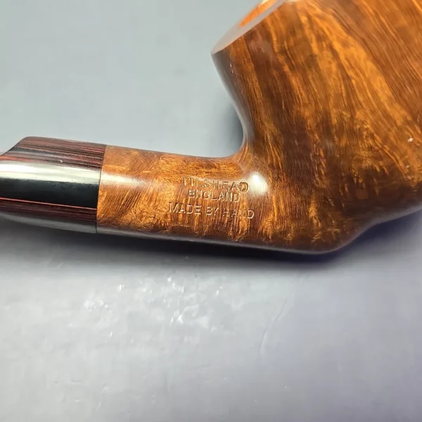 James Upshall Empire Series Old England XXL Smooth Bent w/ Cumberland Estate Briar Pipe, Unsmoked - Image 11