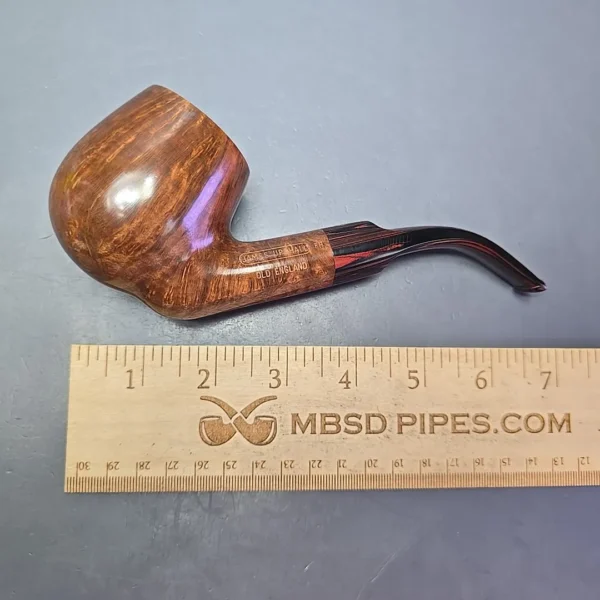 James Upshall Empire Series Old England XXL Smooth Bent w/ Cumberland Estate Briar Pipe, Unsmoked - Image 12