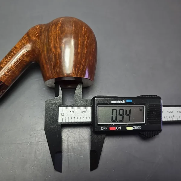 James Upshall Empire Series Old England XXL Smooth Bent w/ Cumberland Estate Briar Pipe, Unsmoked - Image 13