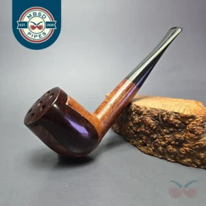 Mastercraft Sparkroof Smooth Billiard w/ Wind Cap Estate Briar Pipe, French Estates