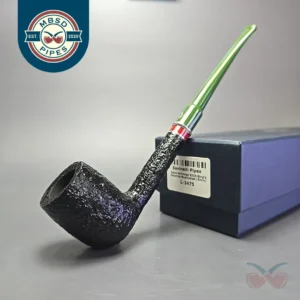 Savinelli 2025 Saint Nicholas Bing's Favorite Rusticated Billiard Estate Briar Pipe, Unsmoked, 6mm
