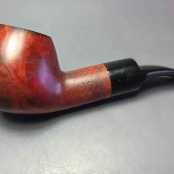 Gigi Elegance 095 Smooth Author Estate Briar Pipe, Unsmoked, 9mm - Image 6