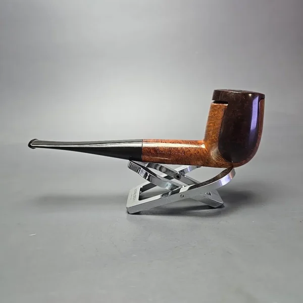 Mastercraft Sparkroof Smooth Billiard w/ Wind Cap Estate Briar Pipe, French Estates - Image 4