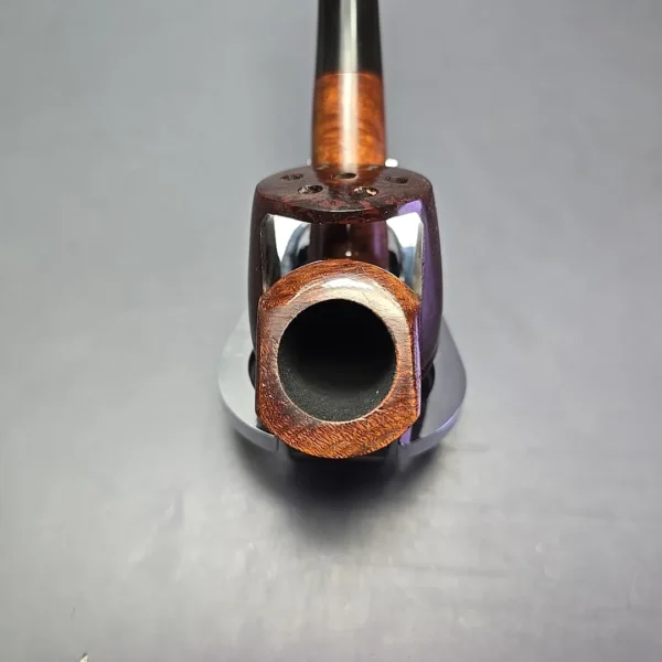 Mastercraft Sparkroof Smooth Billiard w/ Wind Cap Estate Briar Pipe, French Estates - Image 6