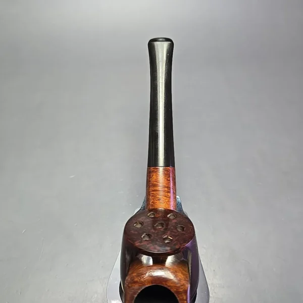 Mastercraft Sparkroof Smooth Billiard w/ Wind Cap Estate Briar Pipe, French Estates - Image 7