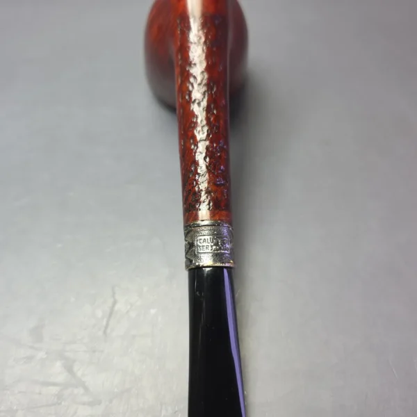 Ser Jacopo Calumet 03 Smooth Cavalier w/ Silver Estate Briar Pipe, Unsmoked - Image 9