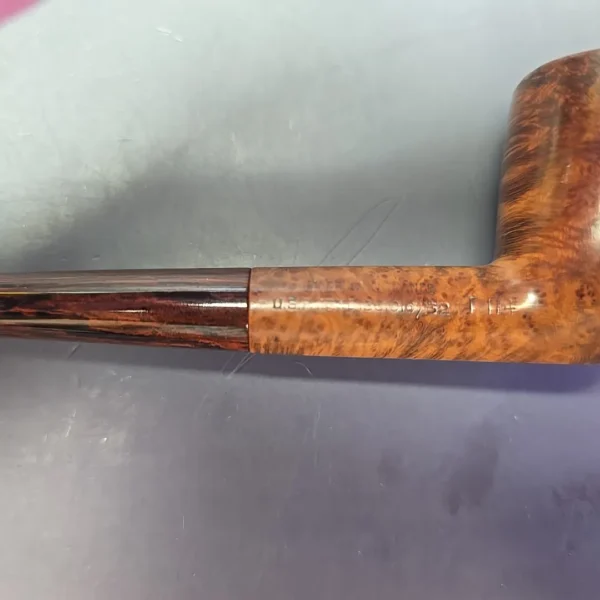 Dunhill 1932 R (Root Briar) 114 Smooth Billiard w/ Vernon Fitment Estate Briar Pipe, English Estates - Image 11