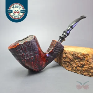 Nording XL Partially Sandblasted Freehand Estate Briar Pipe, Danish Estates