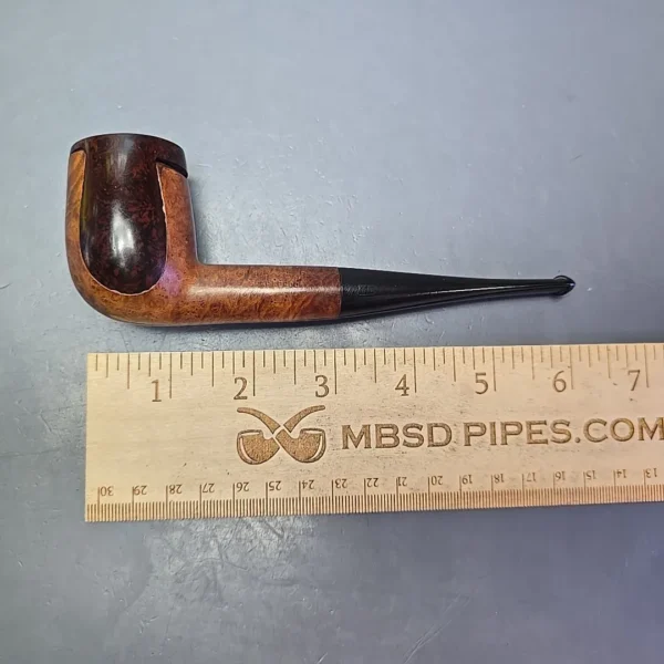 Mastercraft Sparkroof Smooth Billiard w/ Wind Cap Estate Briar Pipe, French Estates - Image 12