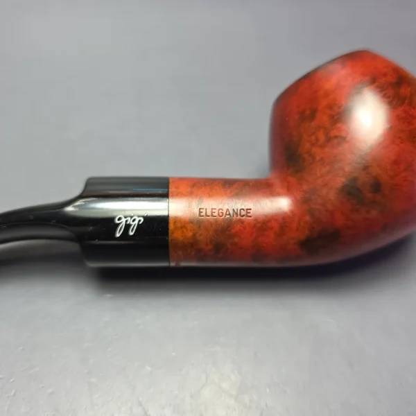 Gigi Elegance 095 Smooth Author Estate Briar Pipe, Unsmoked, 9mm - Image 7