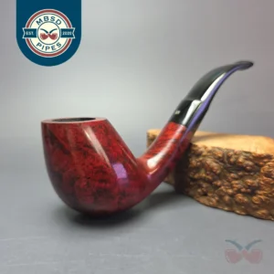 Stanwell (c.1980s-90s) Diplomat 183 Smooth Panel Shank Brandy Estate Briar Pipe, Unsmoked