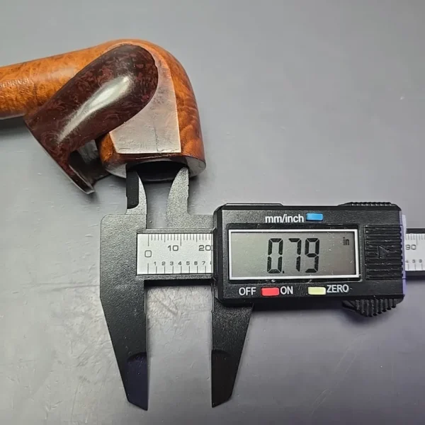 Mastercraft Sparkroof Smooth Billiard w/ Wind Cap Estate Briar Pipe, French Estates - Image 13