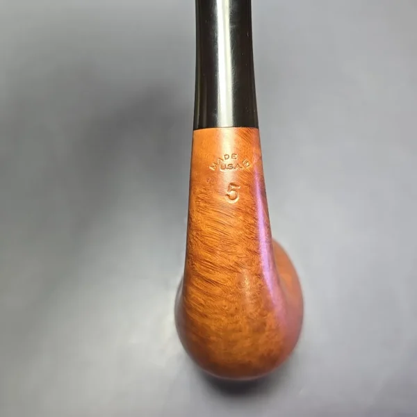 Edward's Smooth Bent Billiard Estate Briar Pipe, American Estates - Image 10