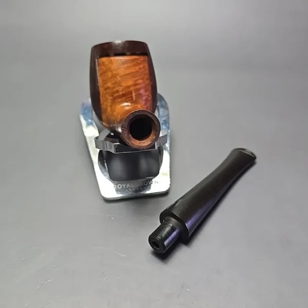 Mastercraft Sparkroof Smooth Billiard w/ Wind Cap Estate Briar Pipe, French Estates - Image 14