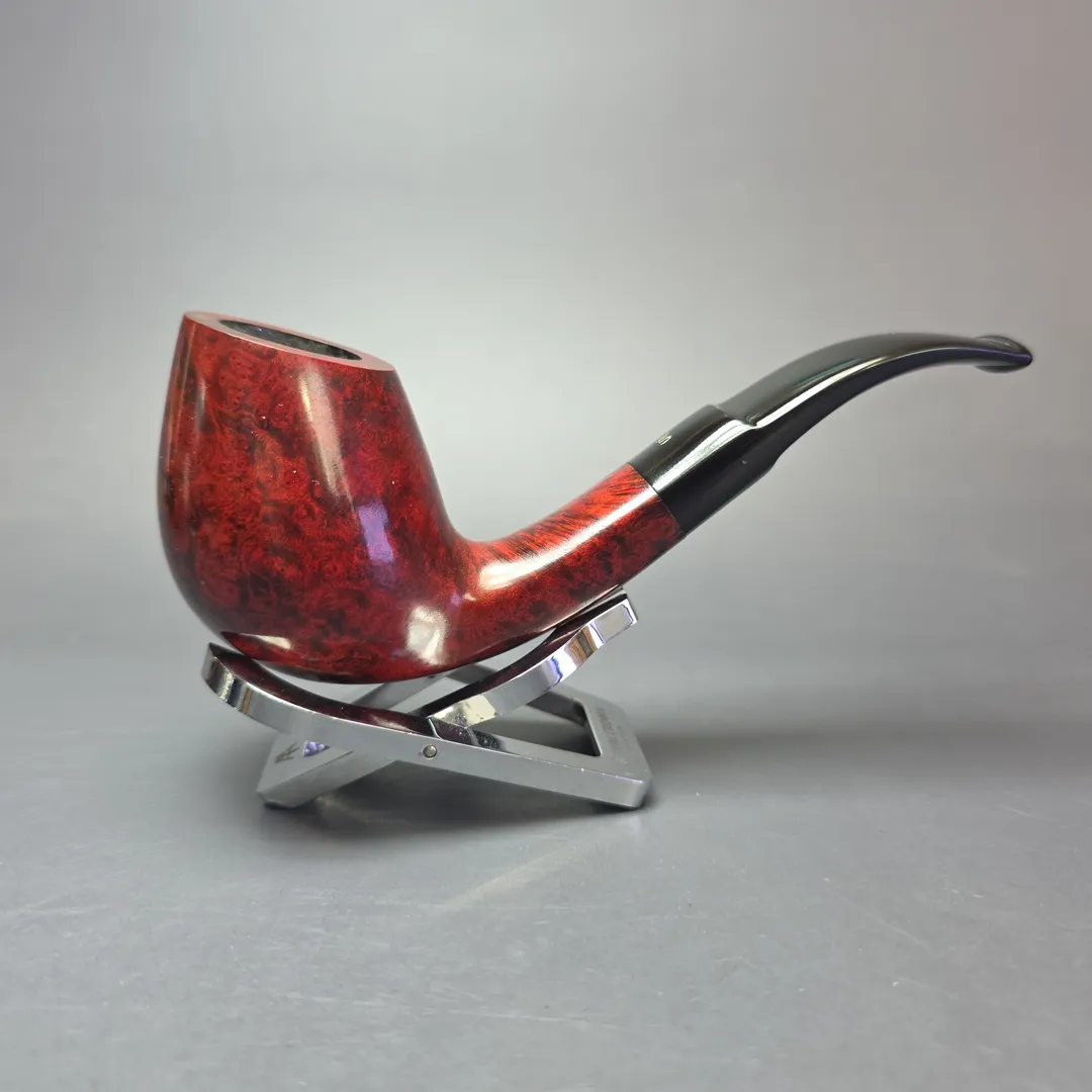 Stanwell (c.1980s-90s) Diplomat 183 Smooth Panel Shank Brandy Estate Briar Pipe, Unsmoked - Image 2