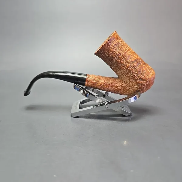 Ed Burak Connoisseur Rusticated Saxophone Estate Briar Pipe, American Estates - Image 4