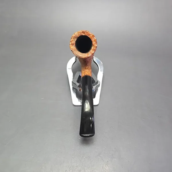 Ed Burak Connoisseur Rusticated Saxophone Estate Briar Pipe, American Estates - Image 5