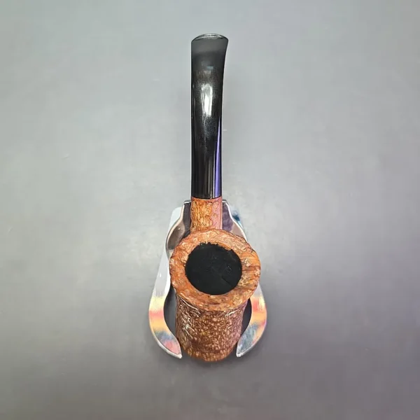 Ed Burak Connoisseur Rusticated Saxophone Estate Briar Pipe, American Estates - Image 8
