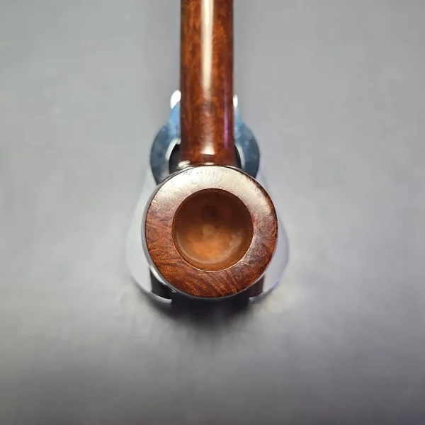 James Upshall A Grade Group 6 Smooth Long Shank Bent Billiard Estate Briar Pipe, Unsmoked - Image 6