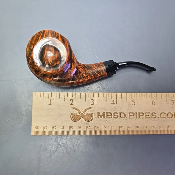 Ardor Marte Smooth Blowfish Estate Briar Pipe, Unsmoked - Image 11