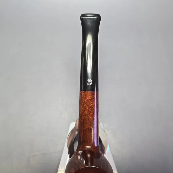 James Upshall A Grade Group 6 Smooth Long Shank Bent Billiard Estate Briar Pipe, Unsmoked - Image 7