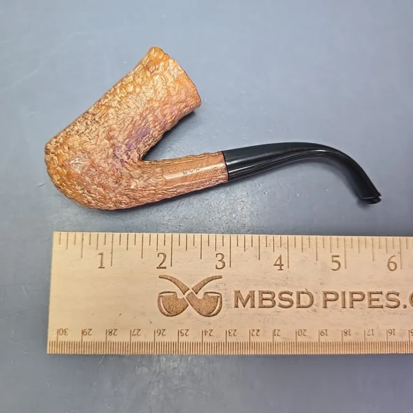 Ed Burak Connoisseur Rusticated Saxophone Estate Briar Pipe, American Estates - Image 11