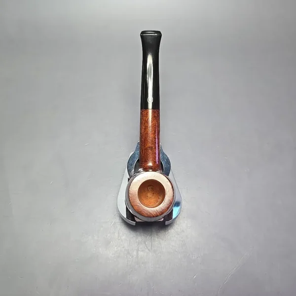 James Upshall A Grade Group 6 Smooth Long Shank Bent Billiard Estate Briar Pipe, Unsmoked - Image 8