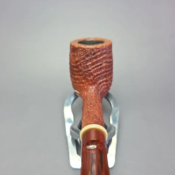 Jody Davis 2015 Friar A Sandblasted Billiard w/ Mammoth Estate Briar Pipe, American Estates - Image 6