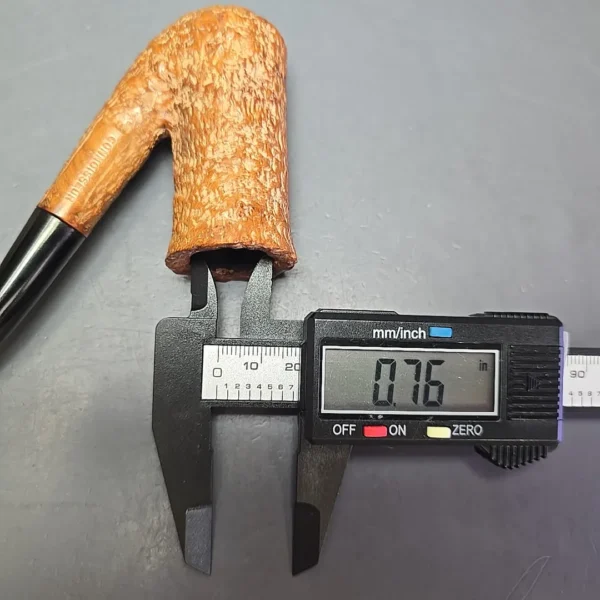 Ed Burak Connoisseur Rusticated Saxophone Estate Briar Pipe, American Estates - Image 12