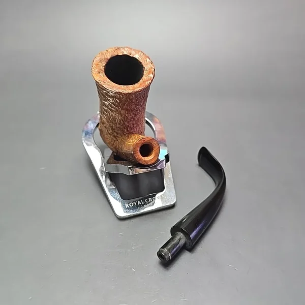Ed Burak Connoisseur Rusticated Saxophone Estate Briar Pipe, American Estates - Image 13