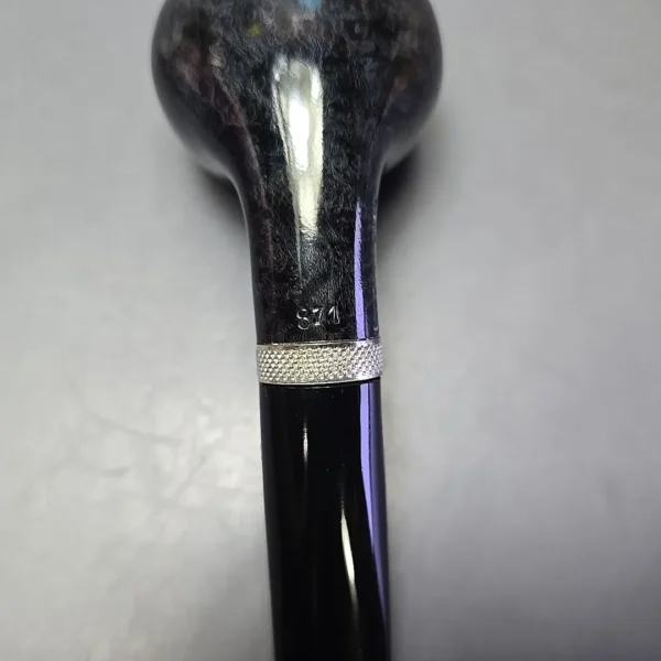 Chacom Blue Riband 871 Smooth Author Estate Briar Pipe, Unsmoked, 9mm - Image 11