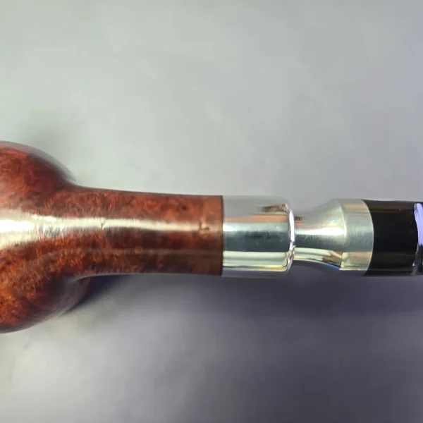 GBD Super Q 789 L Smooth Pot w/ Aluminum Estate Briar Pipe, English Estates - Image 13
