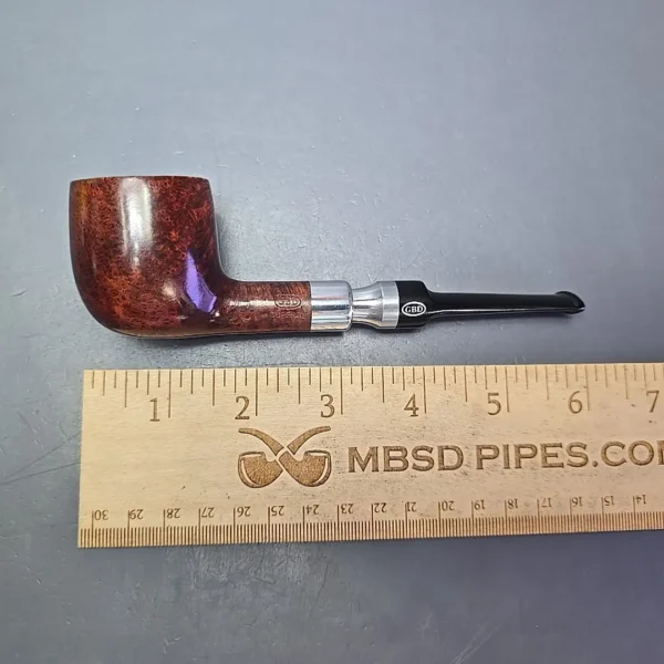 GBD Super Q 789 L Smooth Pot w/ Aluminum Estate Briar Pipe, English Estates - Image 14