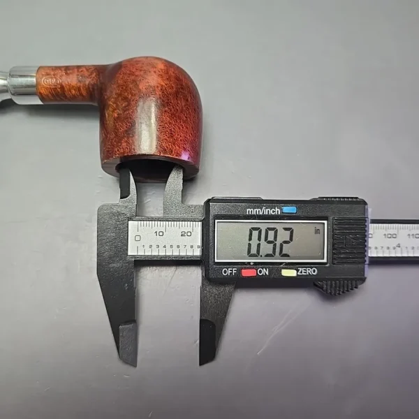 GBD Super Q 789 L Smooth Pot w/ Aluminum Estate Briar Pipe, English Estates - Image 15