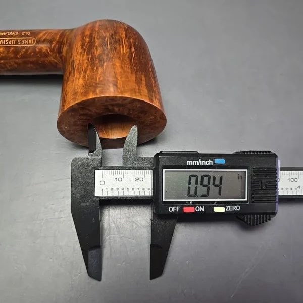 James Upshall Empire Series Old England Magnum Smooth Dublin Estate Briar Pipe, Unsmoked - Image 13