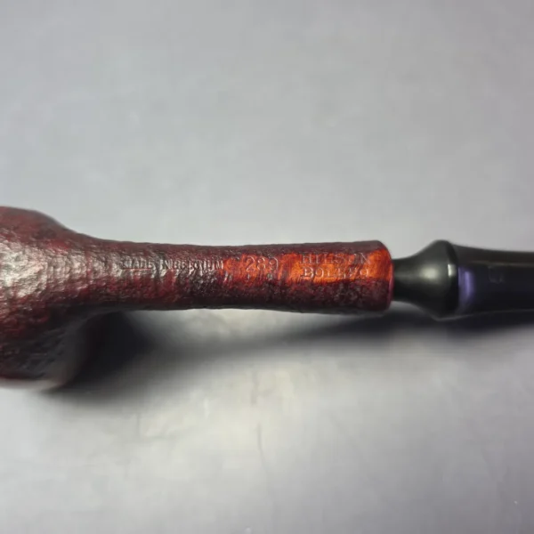 Hilson (Belgium era) Bolero 289 Partially Sandblasted Billiard Estate Briar Pipe, Other Estates - Image 8